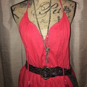 🍒red boho top🍒